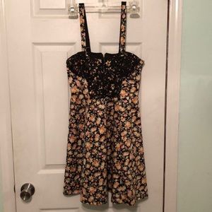 Floral mini dress Sz M